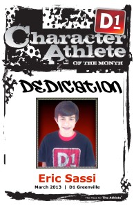 Eric Sassi_March'13_Dedication-Gville
