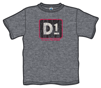 distrikt dramatisk spisekammer D1 Collegiate T-Shirt Series -